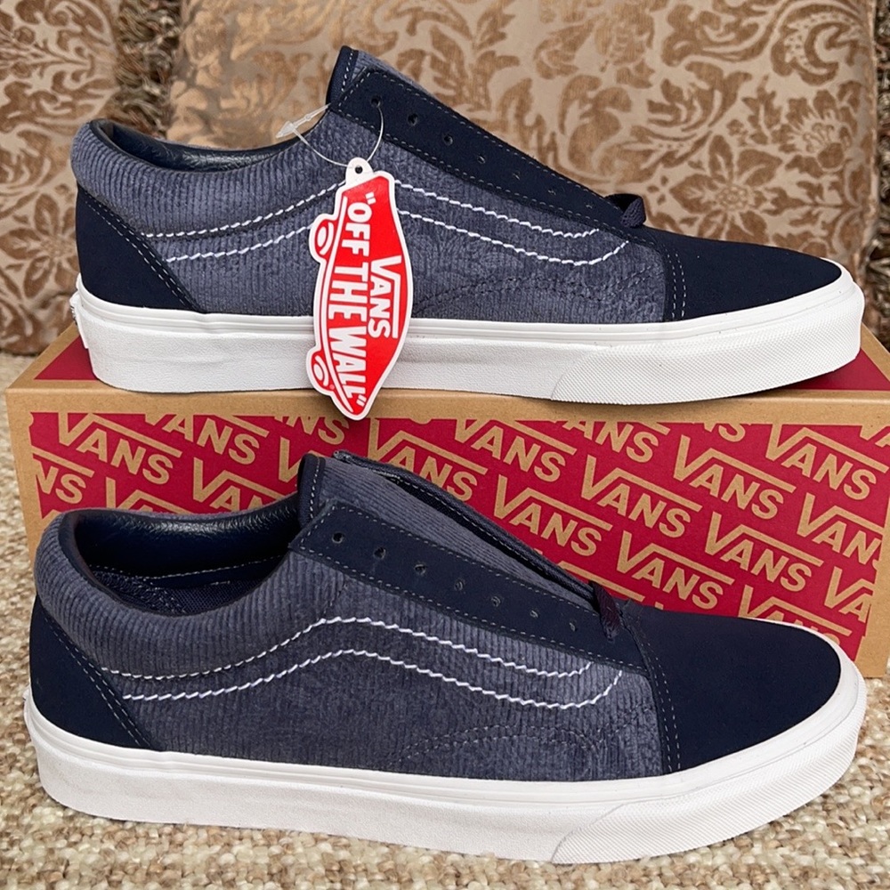Vans Old Skool Paisley Parisienne Night/Trwht Men’ - Picture 13 of 16